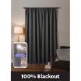 thumbnail image 1 of Better Homes and Gardens Ultimate Light Blocker 100 Percent Blackout Tiffany Window Curtain, 1 of 4