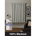 thumbnail image 1 of Better Homes and Gardens Ultimate Light Blocker 100 Percent Blackout Tiffany Window Curtain, 1 of 4