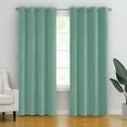 thumbnail image 1 of Better Homes & Gardens Velvet Grommet Blackout Single Curtain Panel, Aqua, 52" x 108", 1 of 7