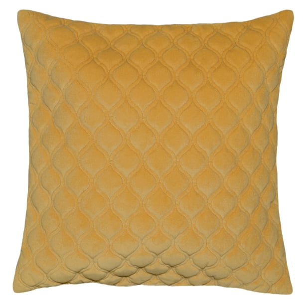 Better Homes and Gardens Velvet Quilted Ogee Decorative Throw Pillow 18 ...