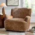 thumbnail interactive-video image 1 of Better Homes & Gardens Waylen Accent Chair, Caramel Chenille, 1 of 13