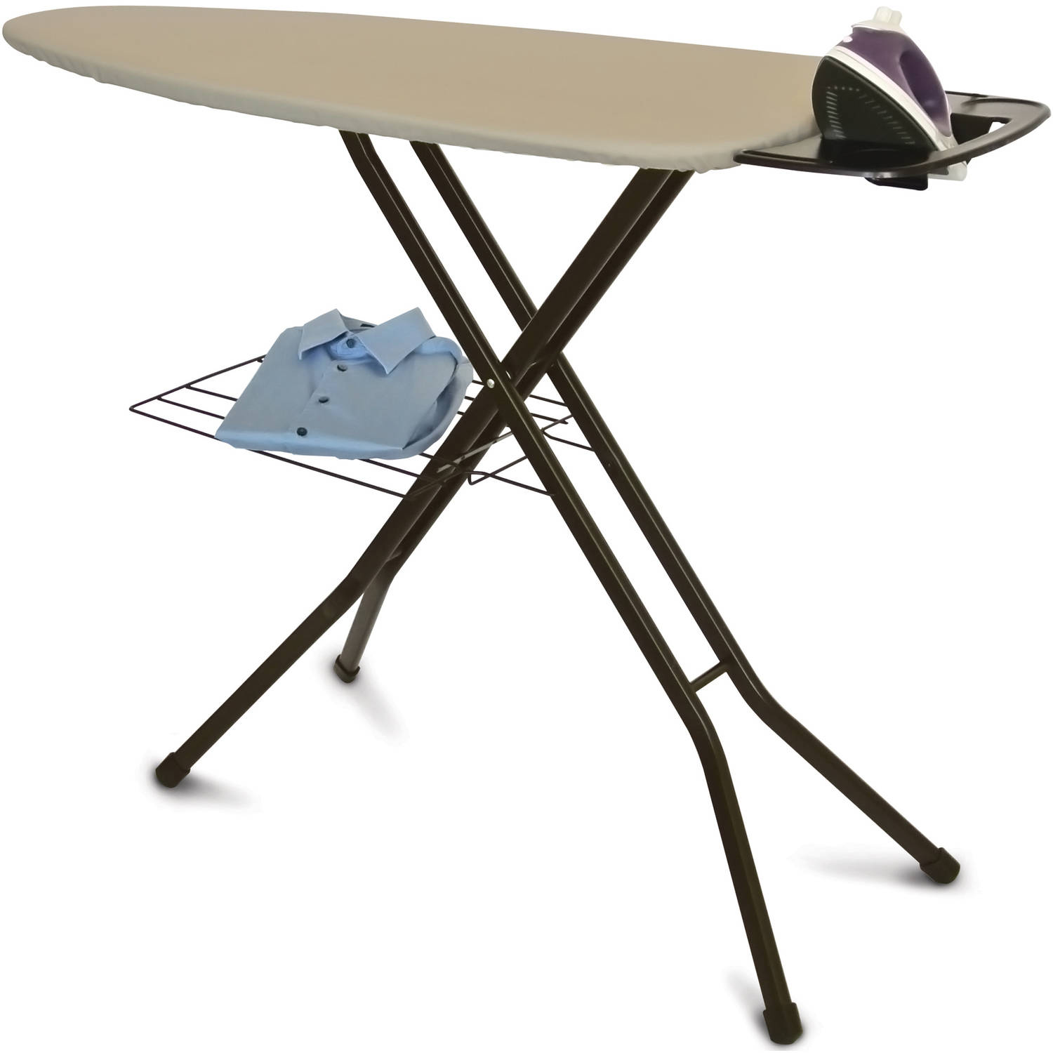 Better Homes and Gardens Wide Top Ironing Board, Khaki - image 1 of 3