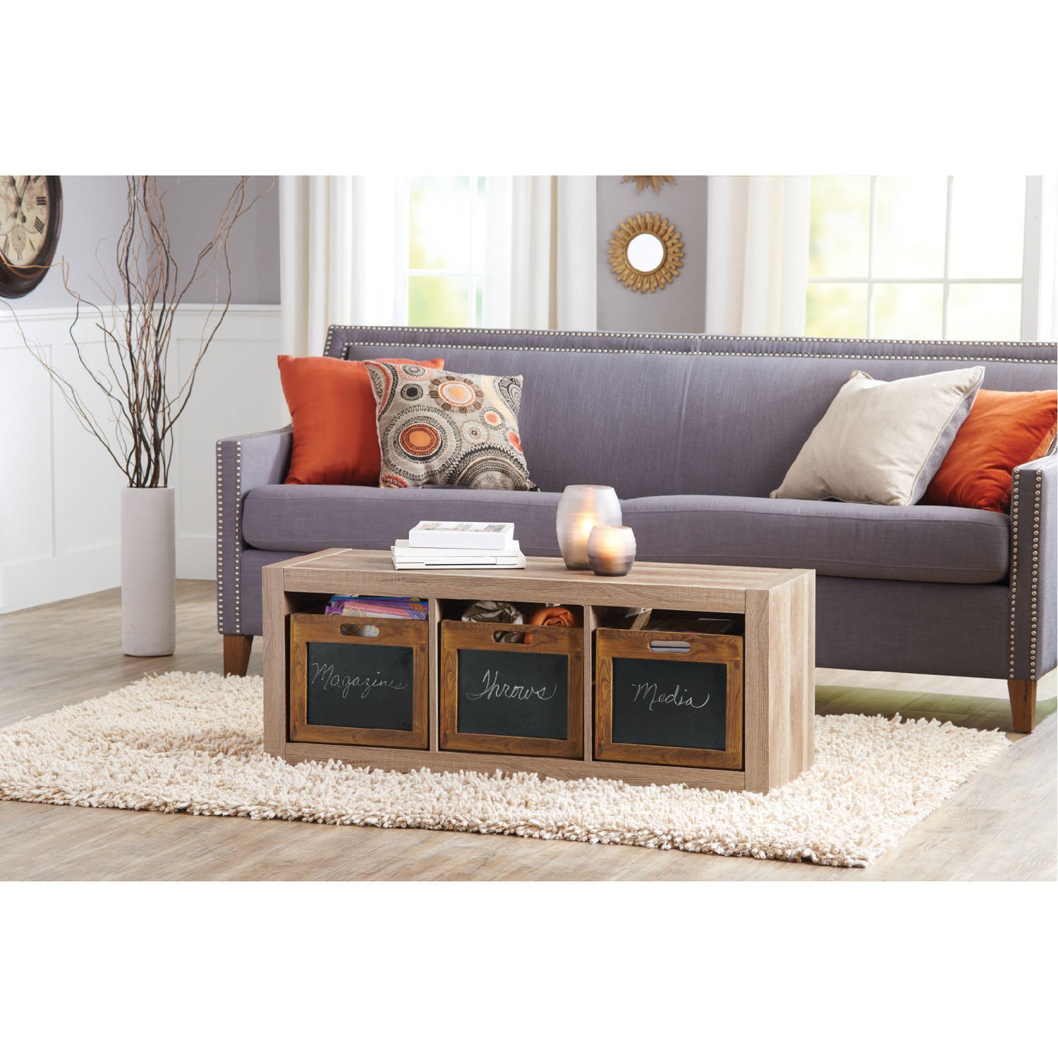 Better Homes and Gardens Wood Decor Crate - image 1 of 3