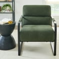 thumbnail image 1 of Better Homes & Gardens Wyatt Accent Chair, Olive Green Bouclé, 1 of 6