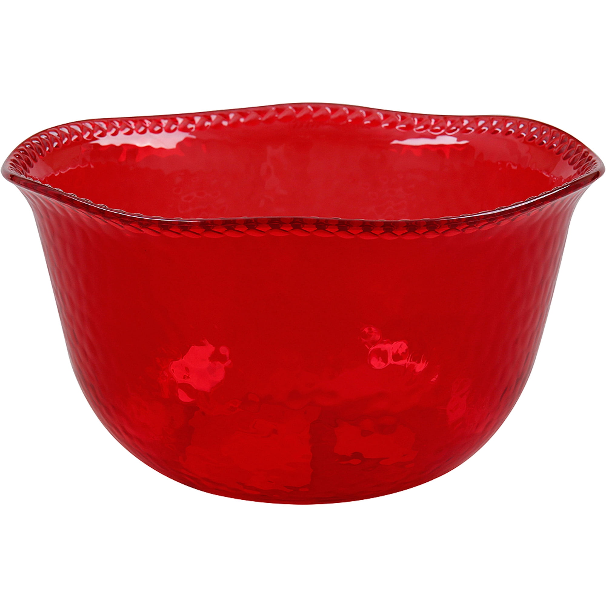 PW AGATHA RED SERVE BOWL