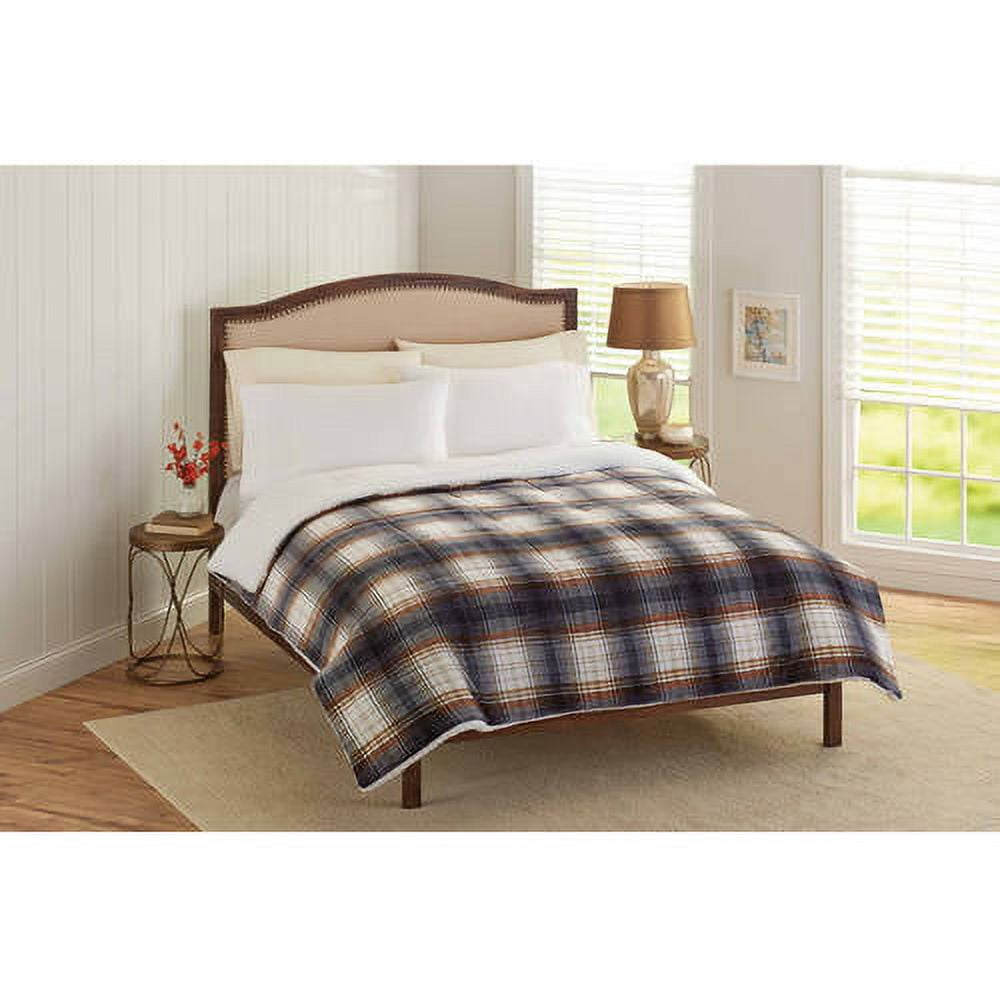 Better Homes Gardens Velvet Plush Reverse to Sherpa Bedding