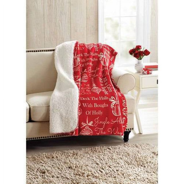 Better Homes&gardens Bhg Velvet Plush To Sherpa Throw