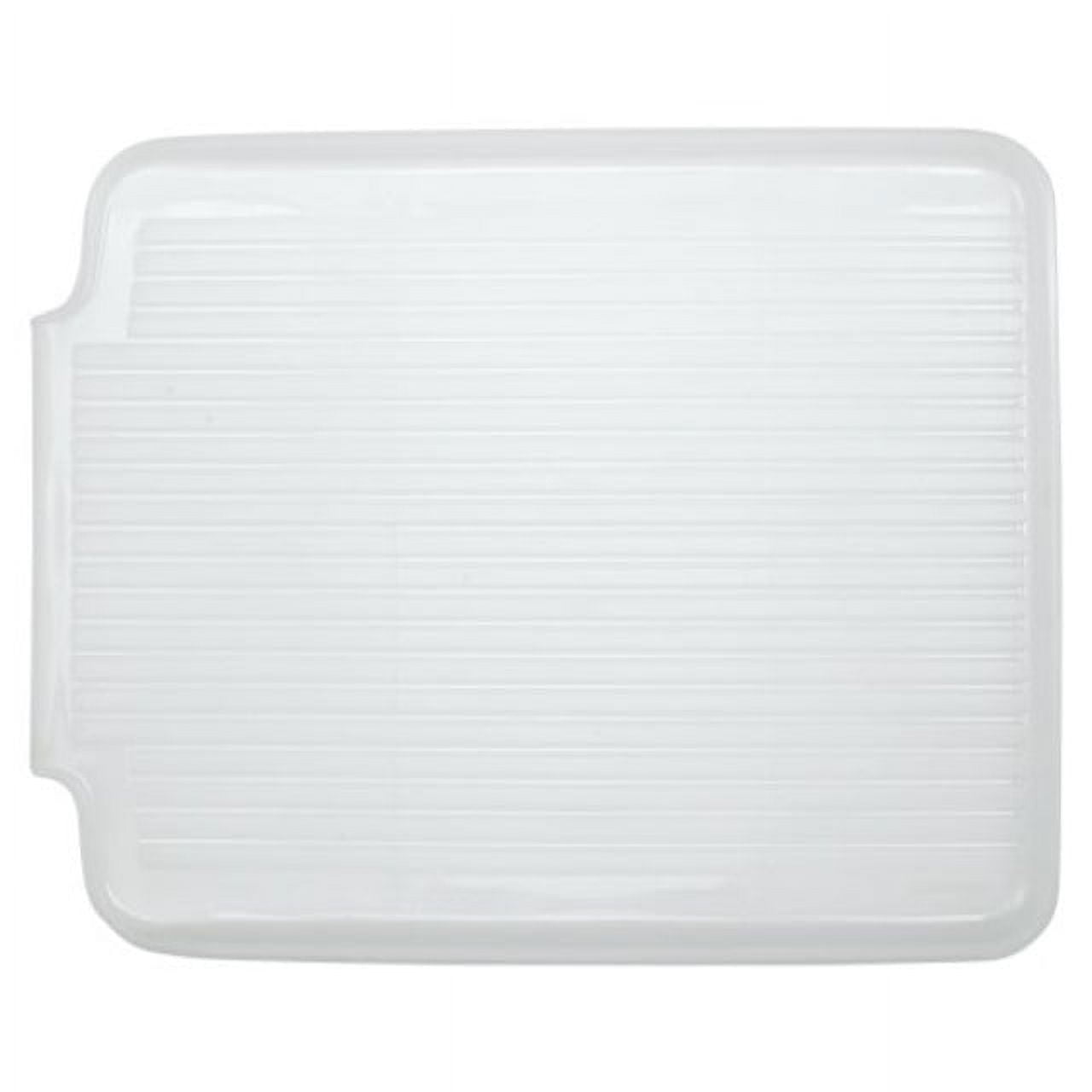 Better Houseware 1480.5 Dish Drain Board Metallic Walmart