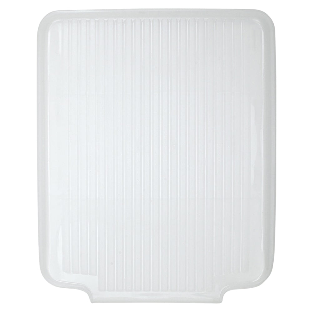 Better Houseware Drain Boards for Kitchen Counter 19.6 x 15.6 x 1.5 White Dish Drainer Mat Shields Countertops from Water Damage