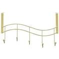 thumbnail image 1 of Better Houseware 1961/B Brass Over-Door Hook Rack, 1 of 6