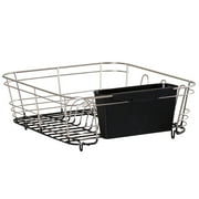 Better Houseware 2-Piece Dish Drainer, Stainless Steel