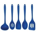 thumbnail image 1 of Better Houseware 3500/B 5-Piece Silicone Cooking Utensils (Blue), 1 of 8