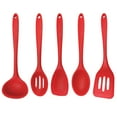 thumbnail image 1 of Better Houseware 3500/R 5-Piece Silicone Cooking Utensils, Red, 5 Spatulas, 1 of 5
