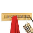 thumbnail image 1 of Better Houseware 4865 Milano Hook Horizontal Rack, Chrome/Natural Wood, 1 of 4