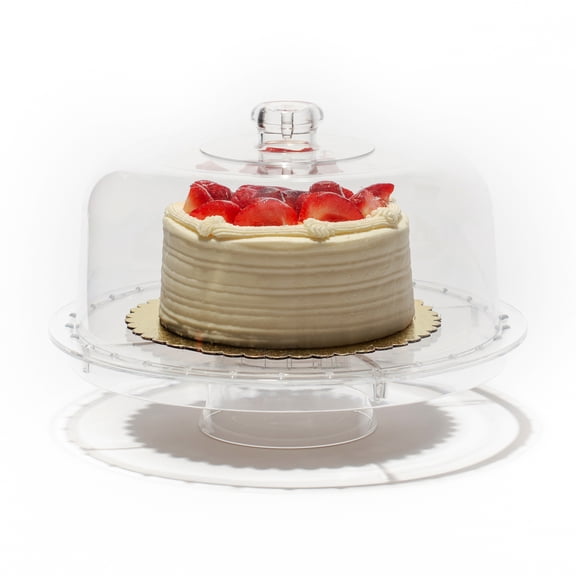 Better Houseware Convertible 3-Piece Clear-Acrylic Cake Cover Set, 885