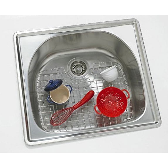Better Houseware D-Shape Sink Protector Grid - Stainless Steel