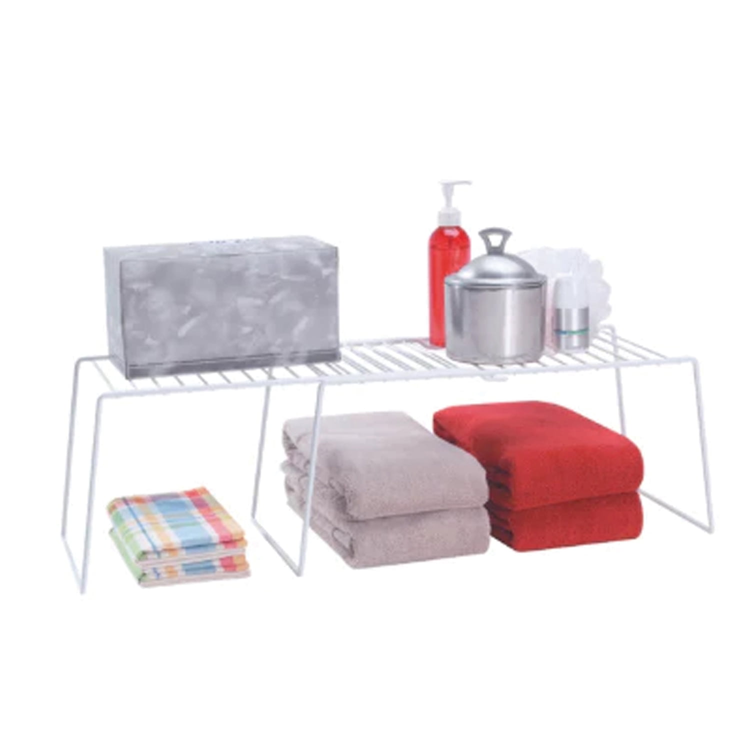 Better Houseware Expanding Shelf, White (Large), 180/2PT