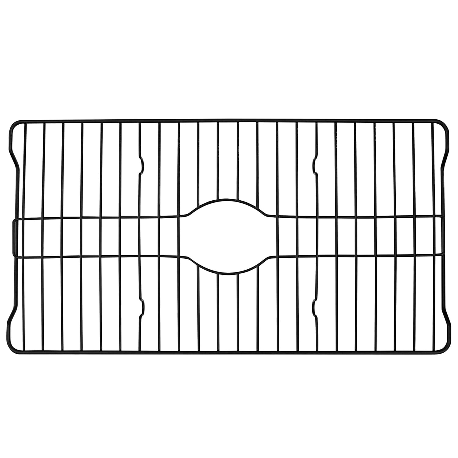 Better Houseware Extra-Large Coated Steel Sink Protector, Black