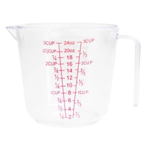 Better Houseware 24-Oz. Clear Acrylic Measuring Cup with Handle (24 Oz.)