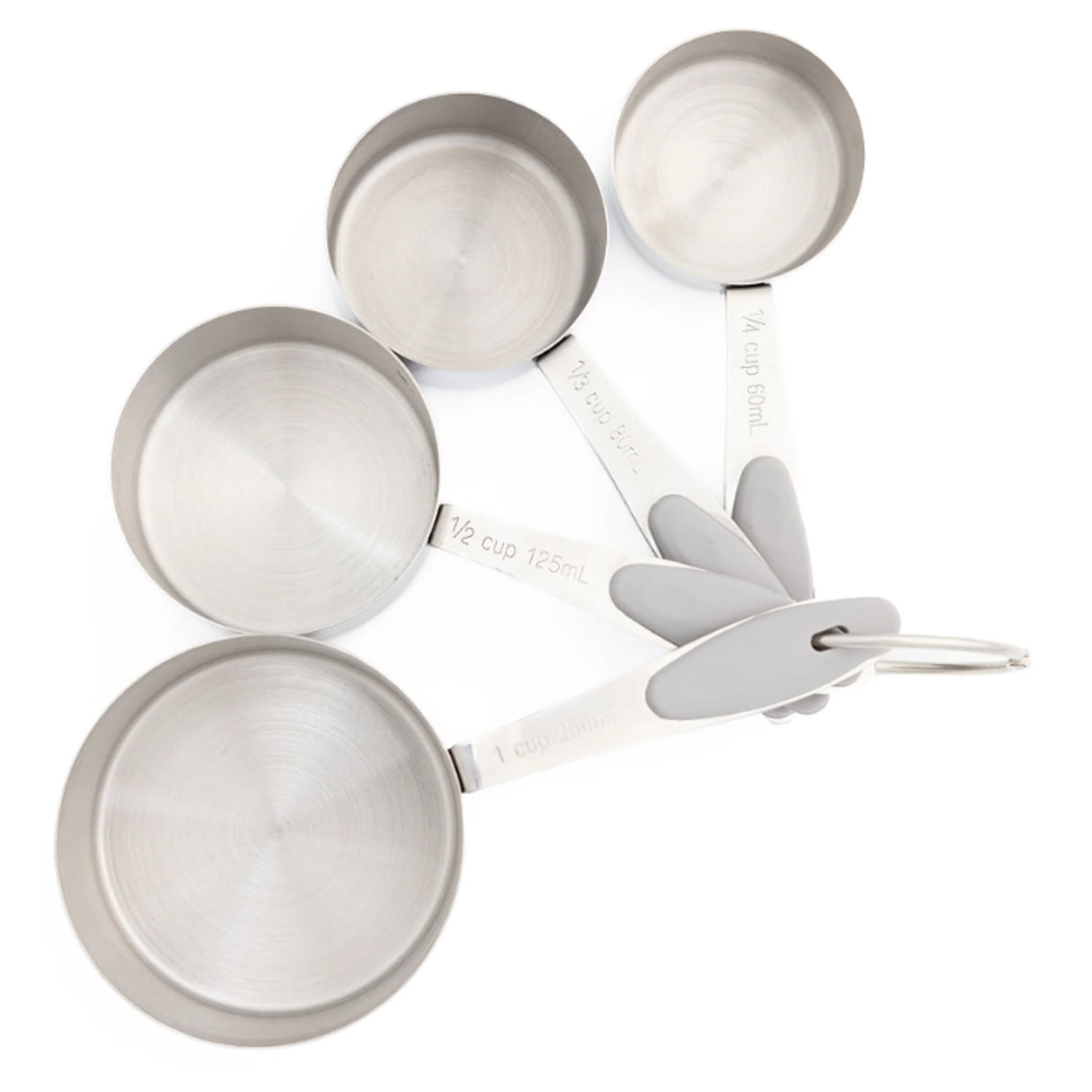Better Houseware Stainless Steel Measuring Cup 6 Piece Set, 811