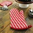 thumbnail image 1 of Better Houseware Striped Oven Mitt (Red), 1684/R, 1 of 2