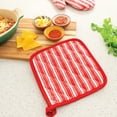thumbnail image 1 of Better Houseware Striped Pot Holder (Red), 1683/R, 1 of 2