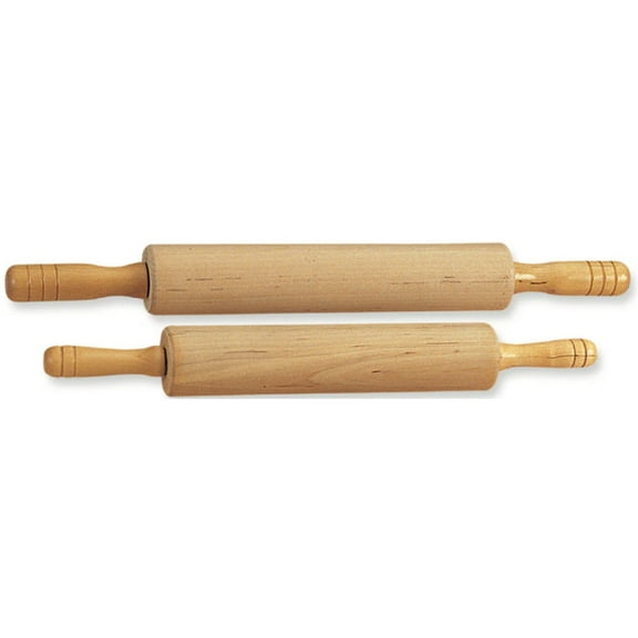 Better Houseware Wooden Rolling Pin with Nylon Bearings (Small), 613