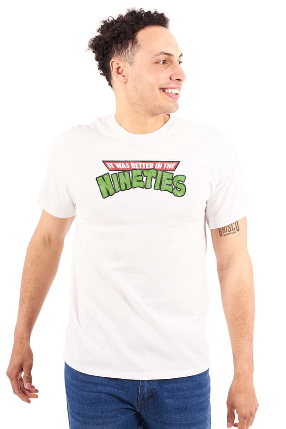 Better In The Nineties 90s Throwback Plus Size Crewneck Graphic Tee Shirt Brisco Brands 5X