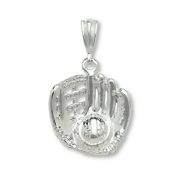 Better Jewelry .925 Sterling Silver Baseball Glove Pendant Vintage Handmade Pendant Women Men