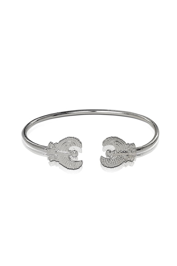 .925 Sterling Silver Phoenix West Indian bangle (1 piece)