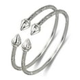 thumbnail image 1 of Better Jewelry Arrow .925 Sterling Silver West Indian Bangles (Pair), 1 of 3