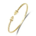 thumbnail image 1 of Better Jewelry Cocoa Pods .925 Sterling Silver West Indian Bangle (Made in USA), 1 of 4