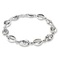 thumbnail image 1 of Better Jewelry Cowrie Shell  Scarab .925 Sterling Silver Link Bracelet w. Lobster Lock, 1 of 1