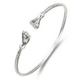thumbnail image 1 of Better Jewelry Fist .925 Sterling Silver West Indian Bangle (1-Piece) (Made in USA), 1 of 1
