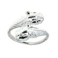 thumbnail image 1 of Better Jewelry Panther Ends .925 Sterling Silver West Indian Style Ring, 1 of 1