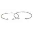 thumbnail image 1 of Better Jewelry Pyramid Ends .925 Sterling Silver West Indian Bangles (PAIR) (45 grams), 1 of 2