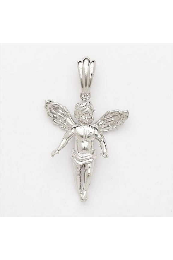Sterling Silver .925 Saint Michael Angel Pendant / Charm 5.3 grams (Made in Usa)