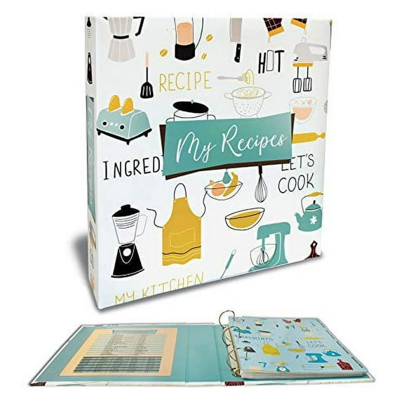 Better Kitchen Products Letter 2.5" D-rings Recipe Binder