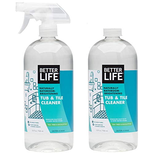 Better Life Tea Better Life Bathroom Cleaners, Tea Tree and Eucalyptus, 32 Fluid Ounce ...