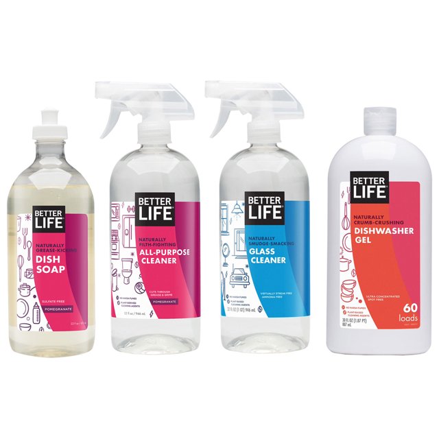 Better Life Natural All Purpose Cleaner w/ 3 Set Cleaning Kit