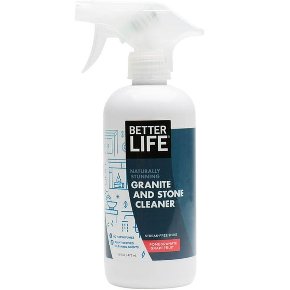 Better Life Natural Granite and Stone Cleaner, Pomegranate & Grapefruit, 16 oz
