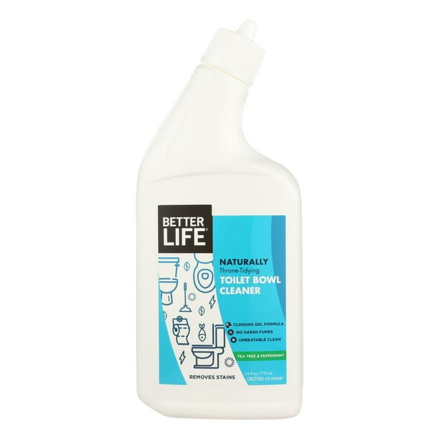 Better Life Natural Toilet Bowl Cleaner, Tea Tree and Peppermint, 24 Ounces