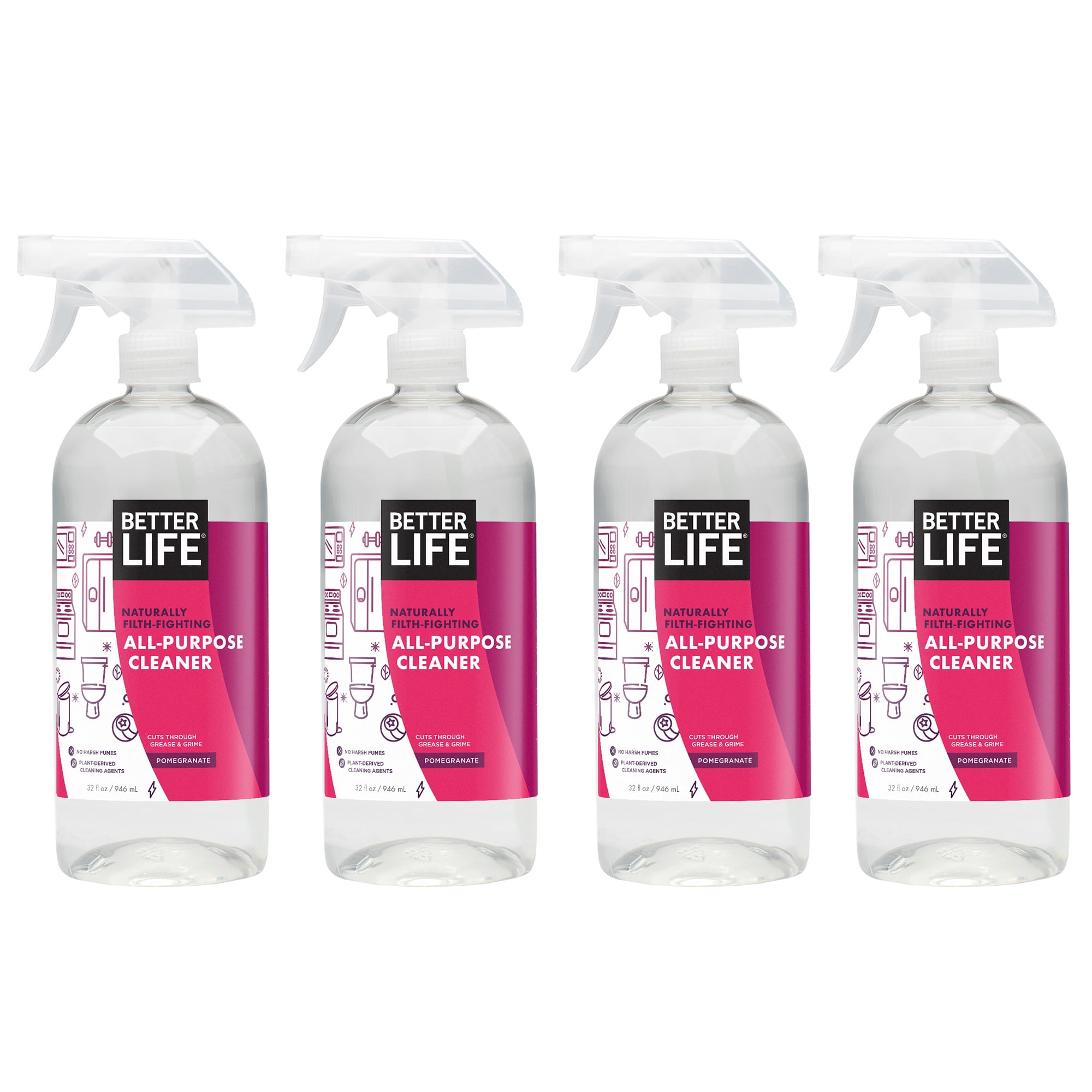 Better Life Naturally Filth Fighting All Purpose Cleaner 32 Fl Oz (4