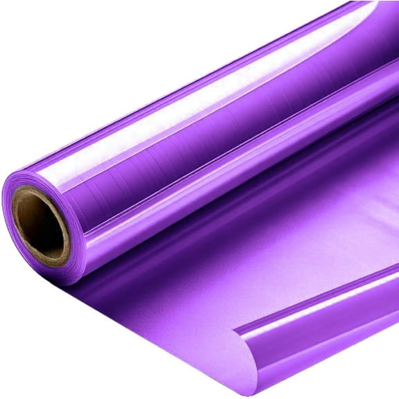 Better Lightweight Crafts Cellophane, Paper Purple, 24" x 100"