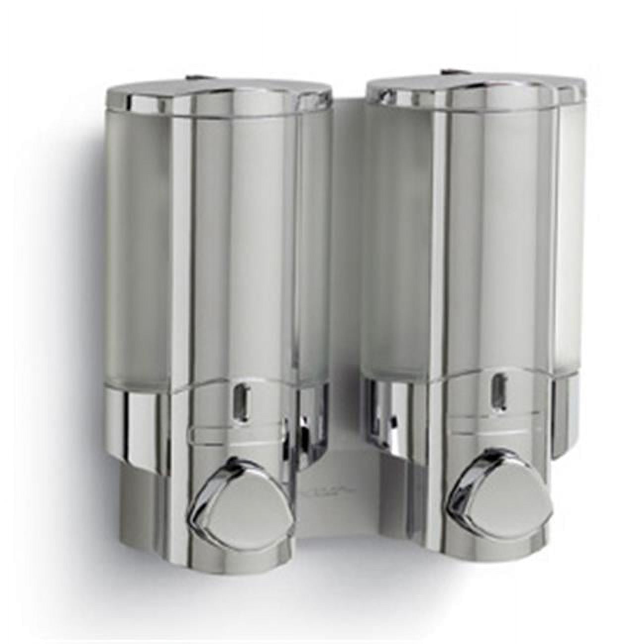 Better Living BLP762356 Aviva Shower Dispenser 2 Chamber Satin Silver