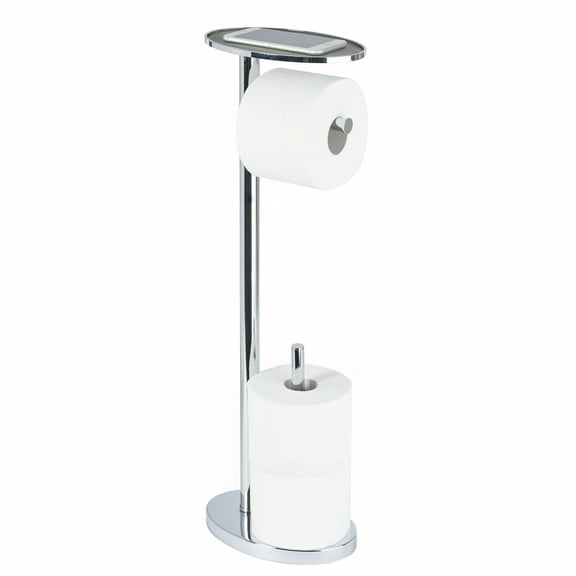 Better Living Chrome Silver Toilet Paper Holder