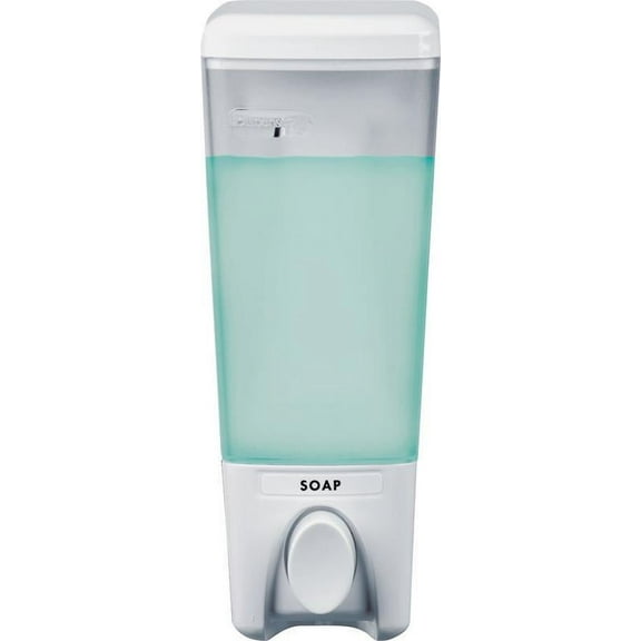 Better Living Clear Choice I Clear White ABS Plastic Lotion/Soap Dispenser