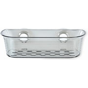 Better Living Clear Gray Plastic Shower Basket
