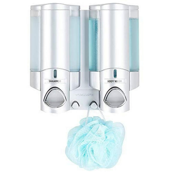 Better Living Products AVIVA Satin Silver Soap and Lotion Dispensers