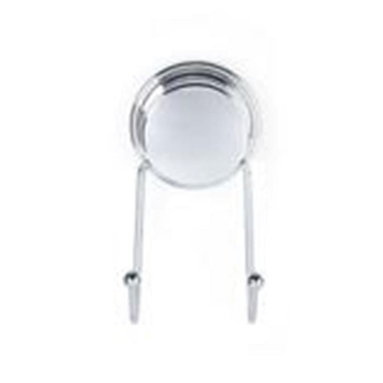 Chrome Silver Double Robe Hook with Waterproof Tape